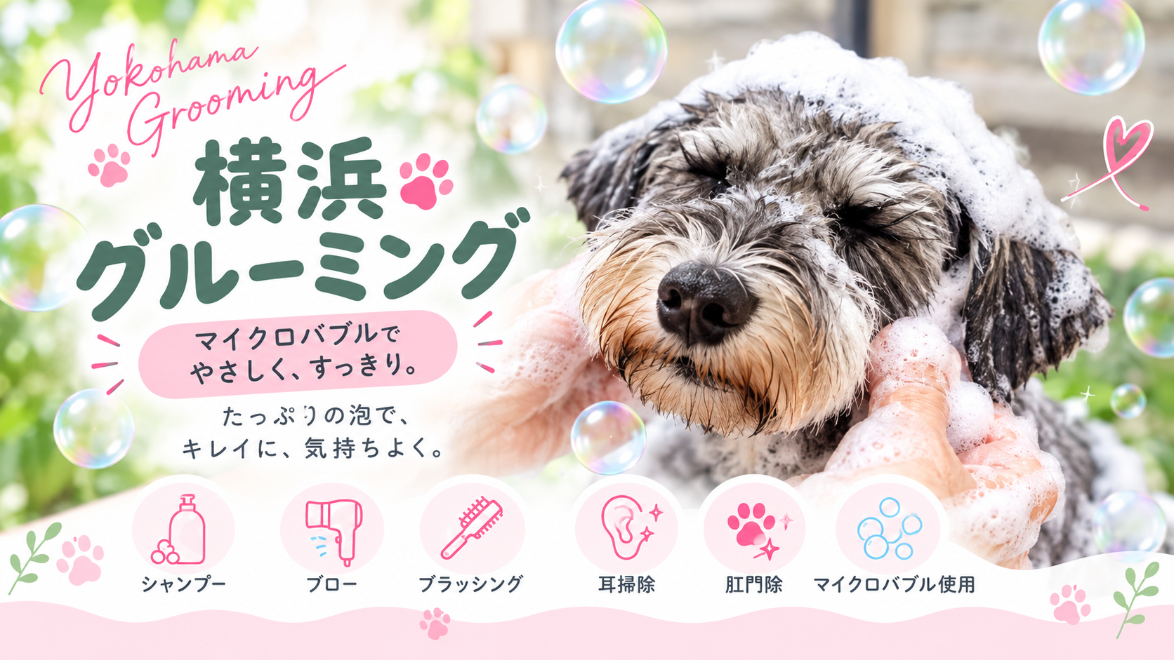 横浜グルーミング:横浜駅・みなとみらい近く、横浜市神奈川区のトリミングサロン